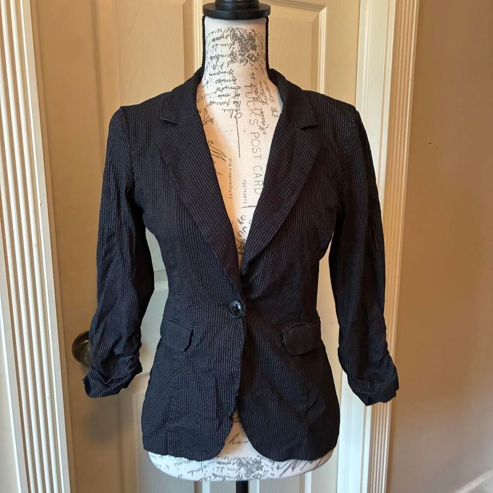 Metaphor Women's Black and White Jacket